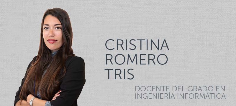 Cristina Romero, profesora del Máster en Ciberseguridad y el Grado en Ingeniería Informática de la Universidad Isabel I