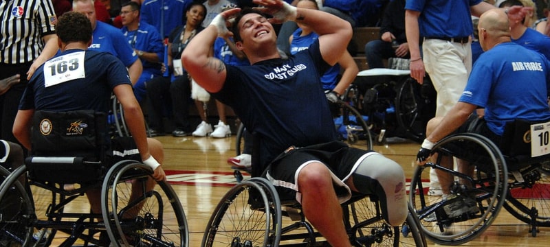 Jugadoras de baloncesto en silla de ruedas