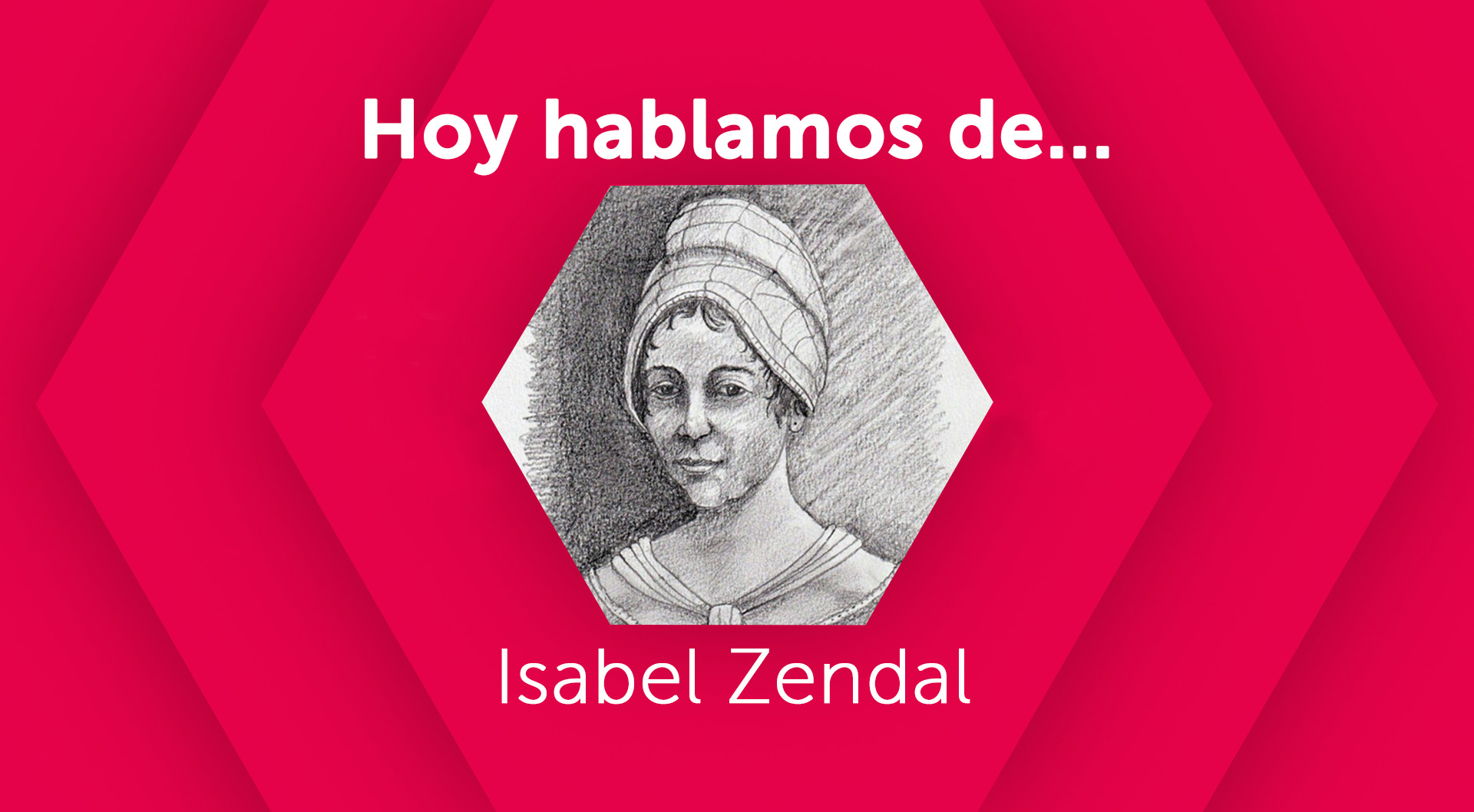 Hoy hablamos de Isabel Zendal