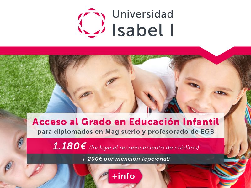 Cursar el Acceso al Grado en Educación Infantil y/o Primaria nunca ha sido tan fácil