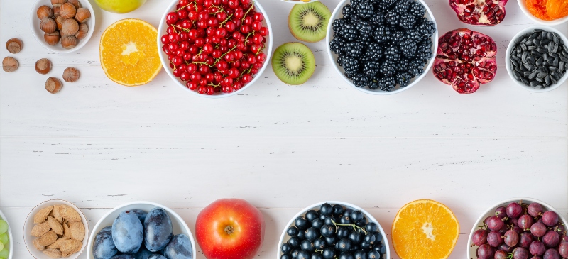 Frutas y verduras que debes comer en una dieta equilibrada