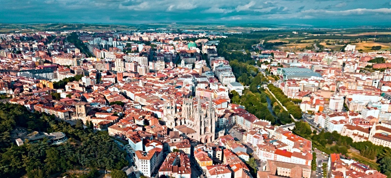 Burgos desde el aire