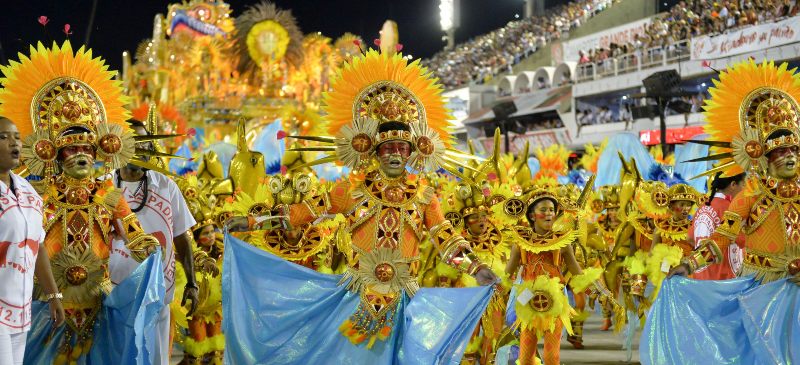 Carnaval en el sambódromo de Brasil