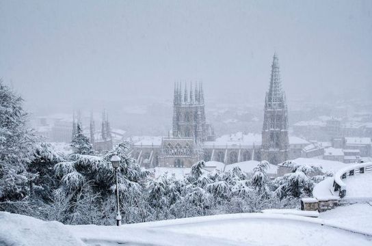 catedral burgos nevada