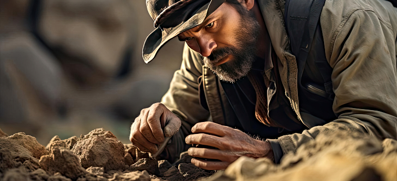 Arqueólogo experto en tafonomía