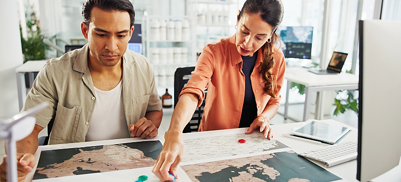 Trabajo de geógrafos