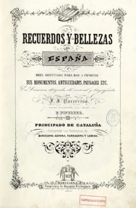 Portada Recuerdos y bellezas de España: obra destinada para dar a conocer sus monumentos, antiguedades, paysages etc. 1839
