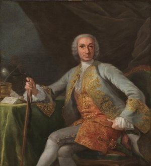 Retrato del marqués de Esquilache hecho por Giuseppe Bonito (1759). Fuente: Wikipedia.