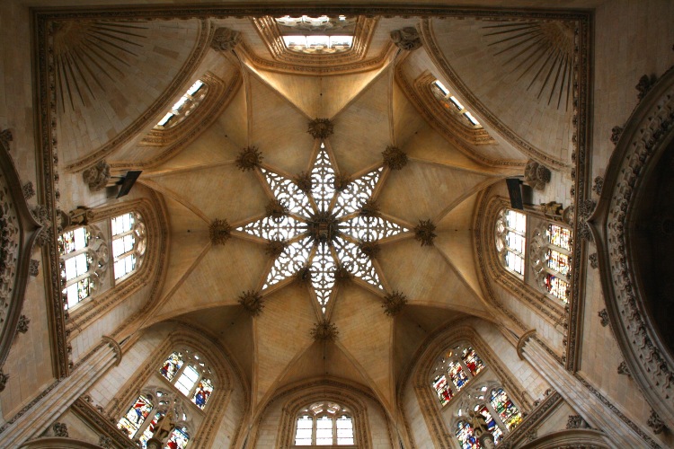 cimborrio de la capilla de los Condestables en la catedral de Burgos