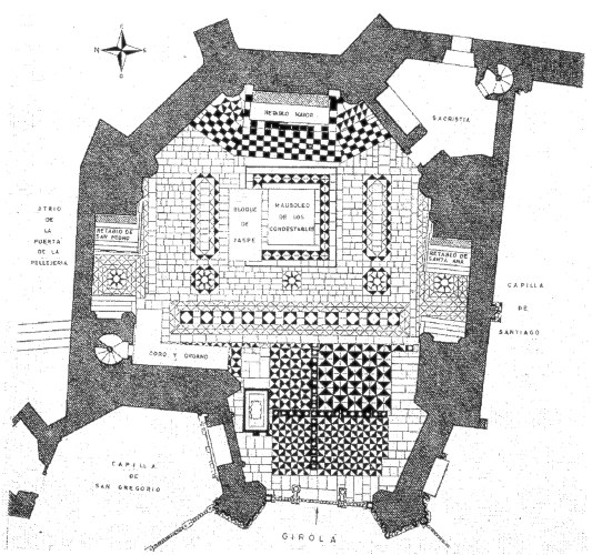 plano catedral de Burgos