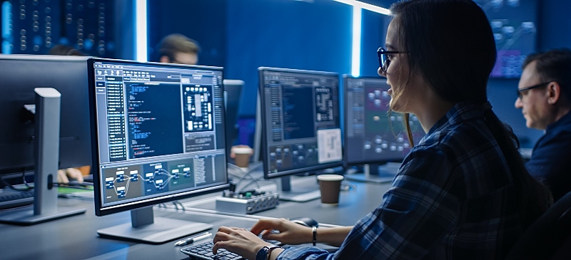 Ingenieros informáticos.