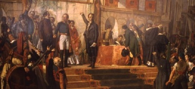Rodríguez, R. (1867). La Junta de Cádiz en 1810. Museo de Cádiz. Fuente: MCU.