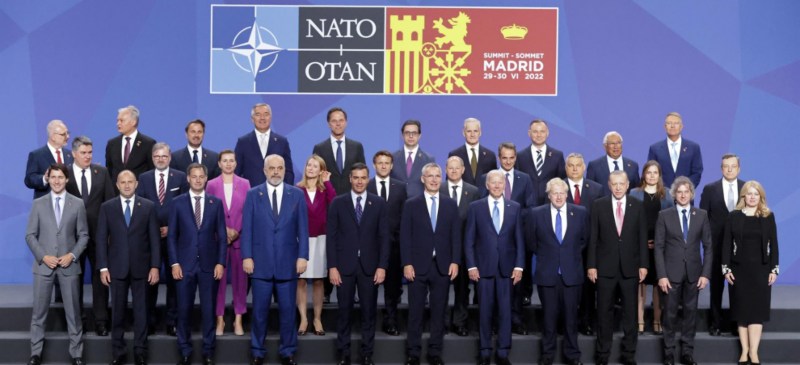Fotografía oficial de la cumbre de la OTAN en Madrid en 2022