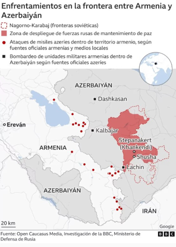 mapa de Azerbayán