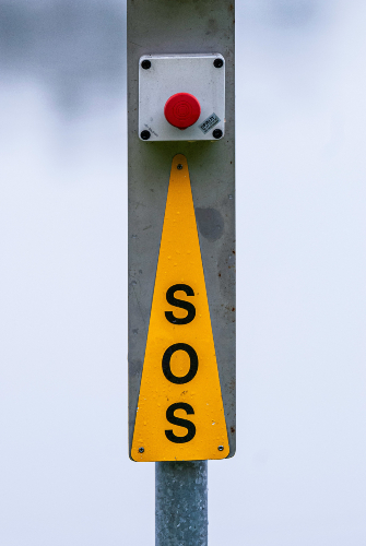 Foto de botón de SOS