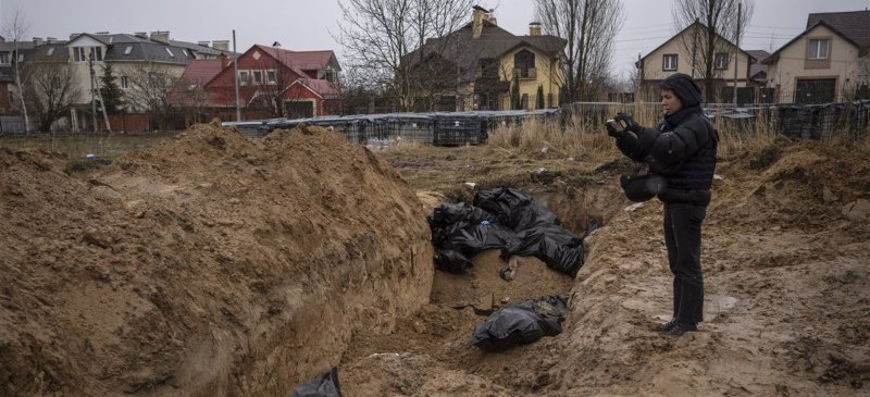 matanza en Bucha, Ucrania, fotos de National Geographic