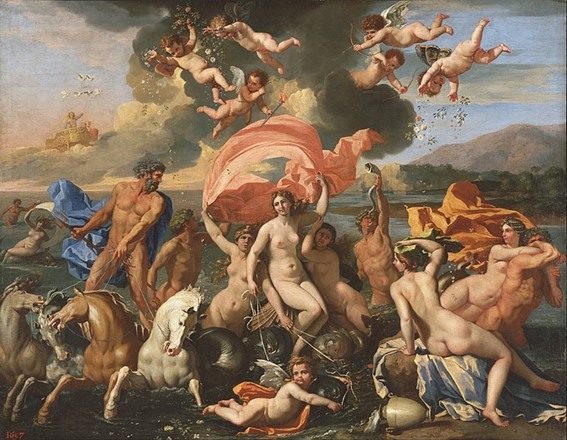 El nacimiento de Venus (1635-1636). Museo de Arte de Philadelphia. Fuente. Wikipedia 
