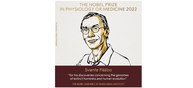 Carátula del premio Nobel de medicina 2022
