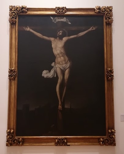 Cristo Crucificado, Sebastián López de Arteaga, s/f. Museo Nacional de Arte. Fotografía: Ester Prieto Ustio