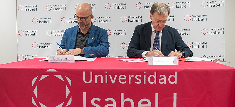 Firma del Convenio con el Colegio de Psicólogos de Castilla y León con la Universidad Isabel I