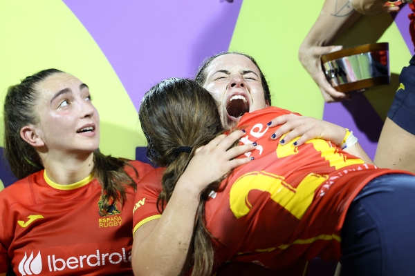 Felicidad por alcanzar el triunfo como subcampeonas del mundo