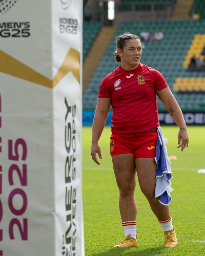 Alba Capell en el Mundial de Rugby 2025