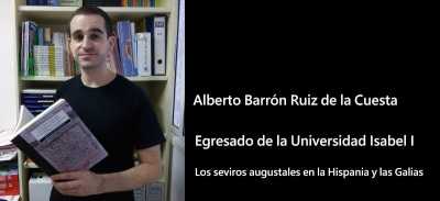 Alberto Barrón Ruiz de la Cuesta, egresado de la Universidad Isabel I