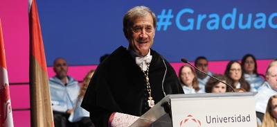 El Rector de la Universidad Isabel I, Alberto Gómez Barahona.