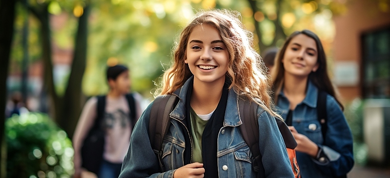 Alumnas becadas en la Universidad Isabel I.