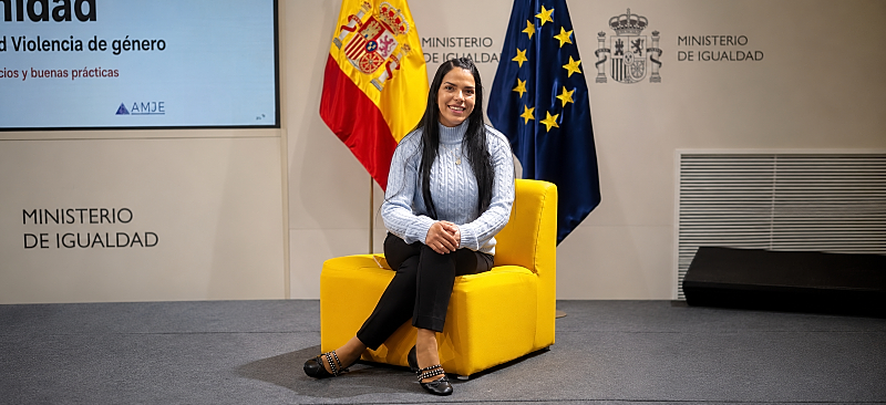 Andrea Cabezas Mateos en el Ministerio de Igualdad