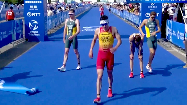 prueba de triatlón masculina