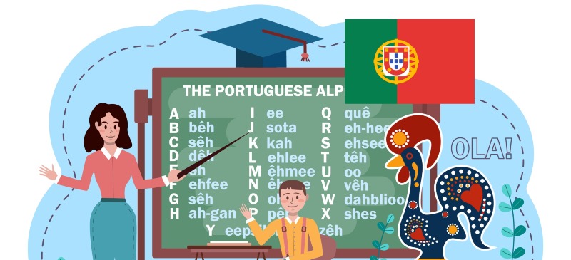 Infografía sobre aprendizaje en Portugal