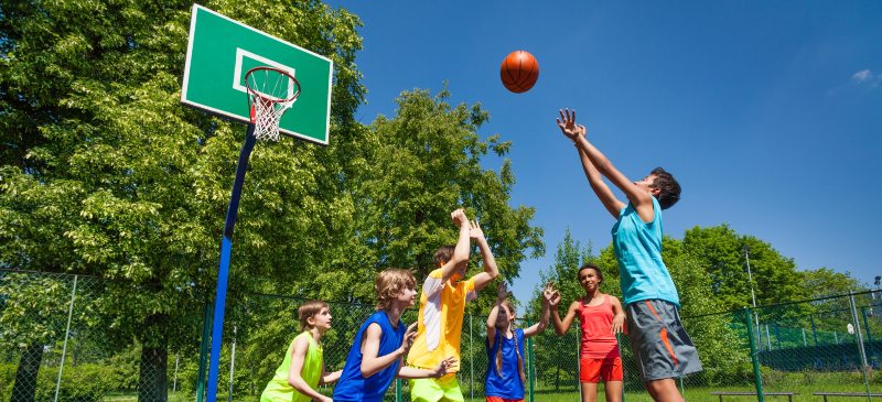 Educación física y baloncesto