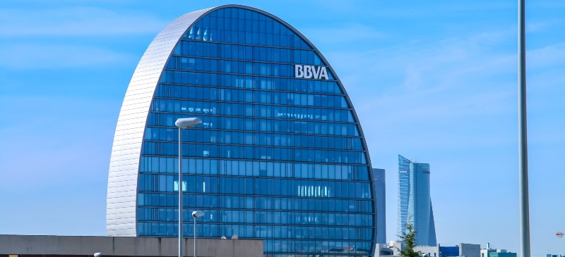 Edificio central de BBVA en Madrid