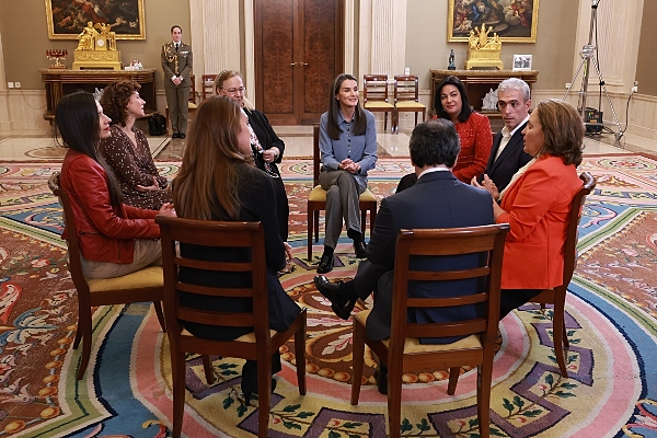 Reunión con la Reina Letizia