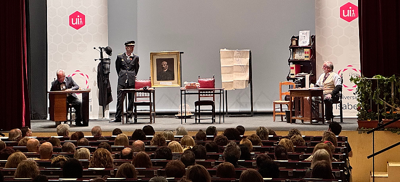 Obra de teatro Sublime Decisión en la Universidad Isabel I