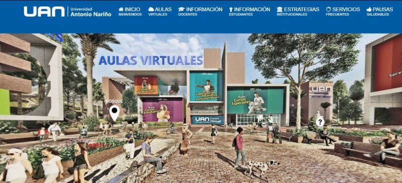 Aula virtual de la Universidad Antonio Nariño