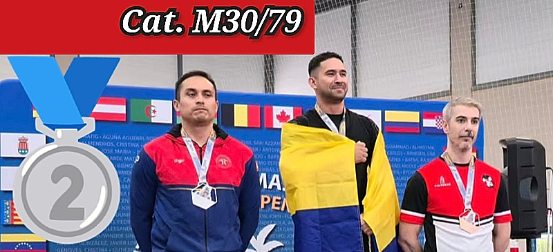 Medalla de plata de Carlos Chacón