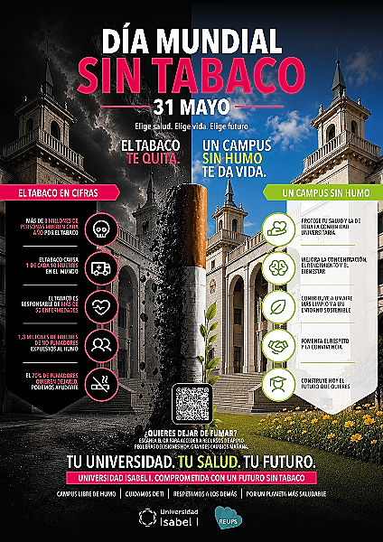Cartel día sin tabaco, infografía
