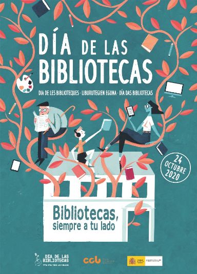 cartel del Día de las Bibliotecas