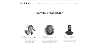 Imagen de los tres con Marcos López en Citea