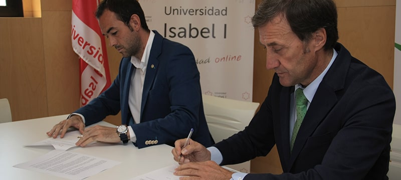 Acuerdo entre la Universidad Isabel I y el Colegio de Licenciados en Educación Física de Castilla y León