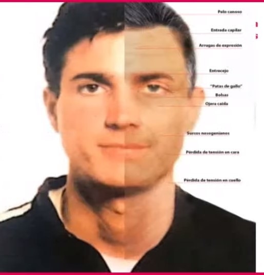 Comparativa del perfil de Antonio Anglés hoy en día, uno de los fugados más buscados de España.