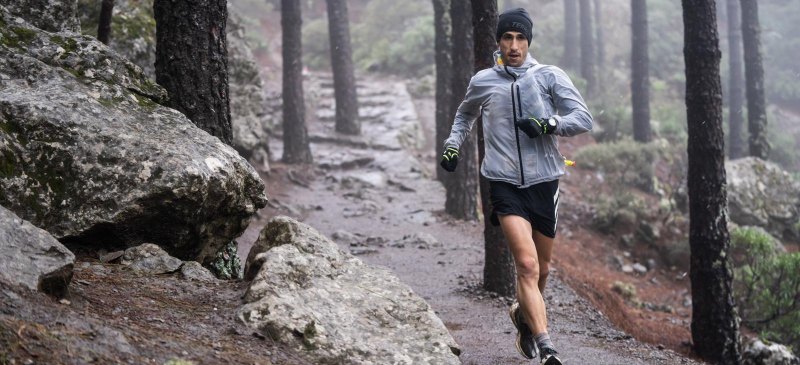 Pablo Villa en una carrera de ultramaratón
