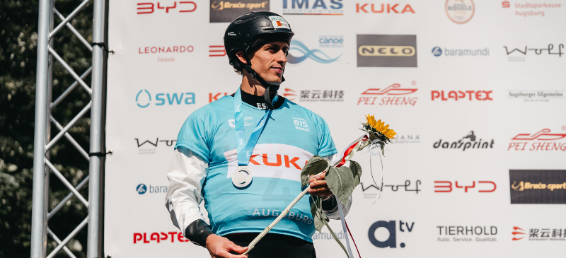 David llorente, plata en la Copa del Mundo de Kayak 2026