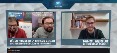 Daniel Aquillué durante su entrevista en Twitch