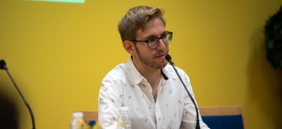 Daniel Aquillué en su conferencia