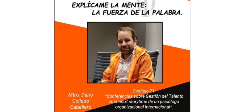 Cabecera del podcast de Darío Collado en la Universidad Anáhuac de México