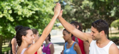 Darse la mano en el deporte