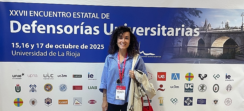 Sheila López, defensora universitaria de la Universidad Isabel I